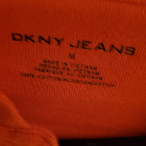 DKNY JEANS Women's Long-sleeved Hooded T-shirt - Picture 6 of 6